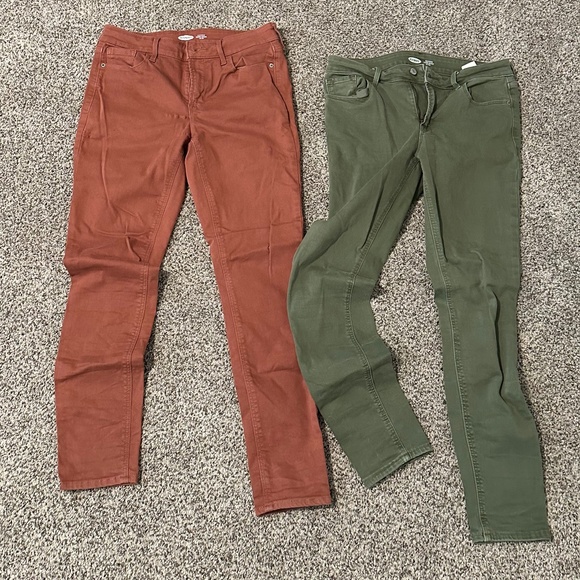 Old Navy Pants - Old Navy Rockstar Colored Skinny Jean Duo